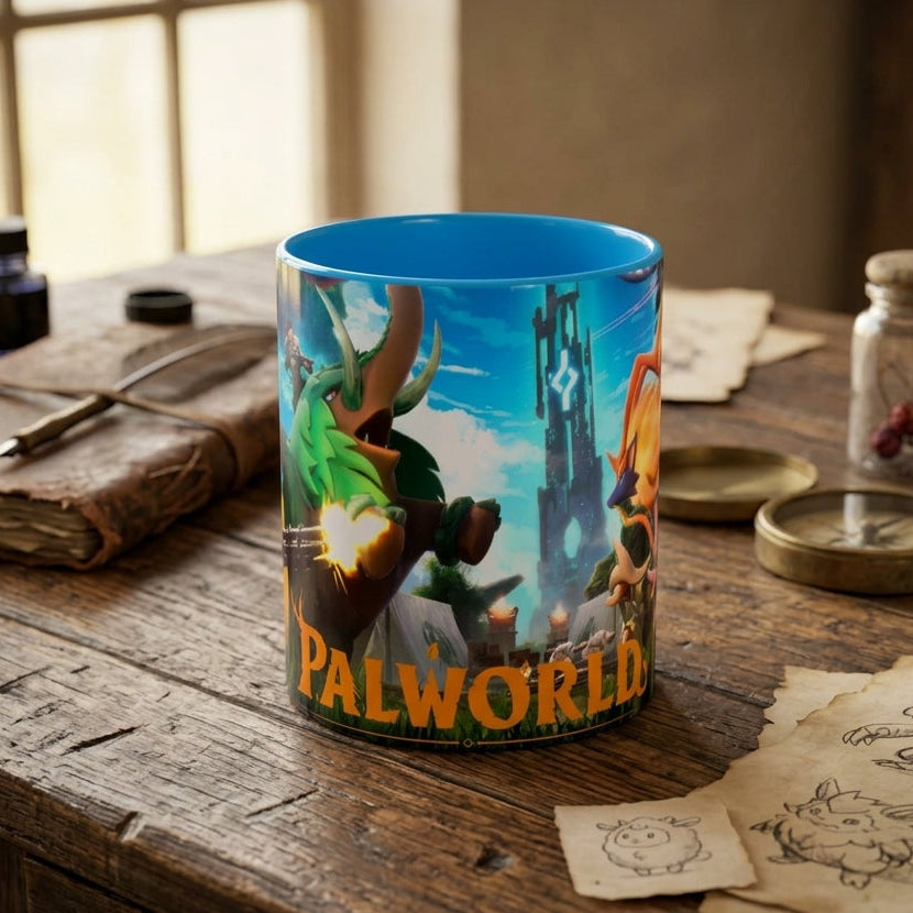 Palworld Gamer Kupa – Premium Porselen, Canlı Kalıcı Baskı 🐾🌍