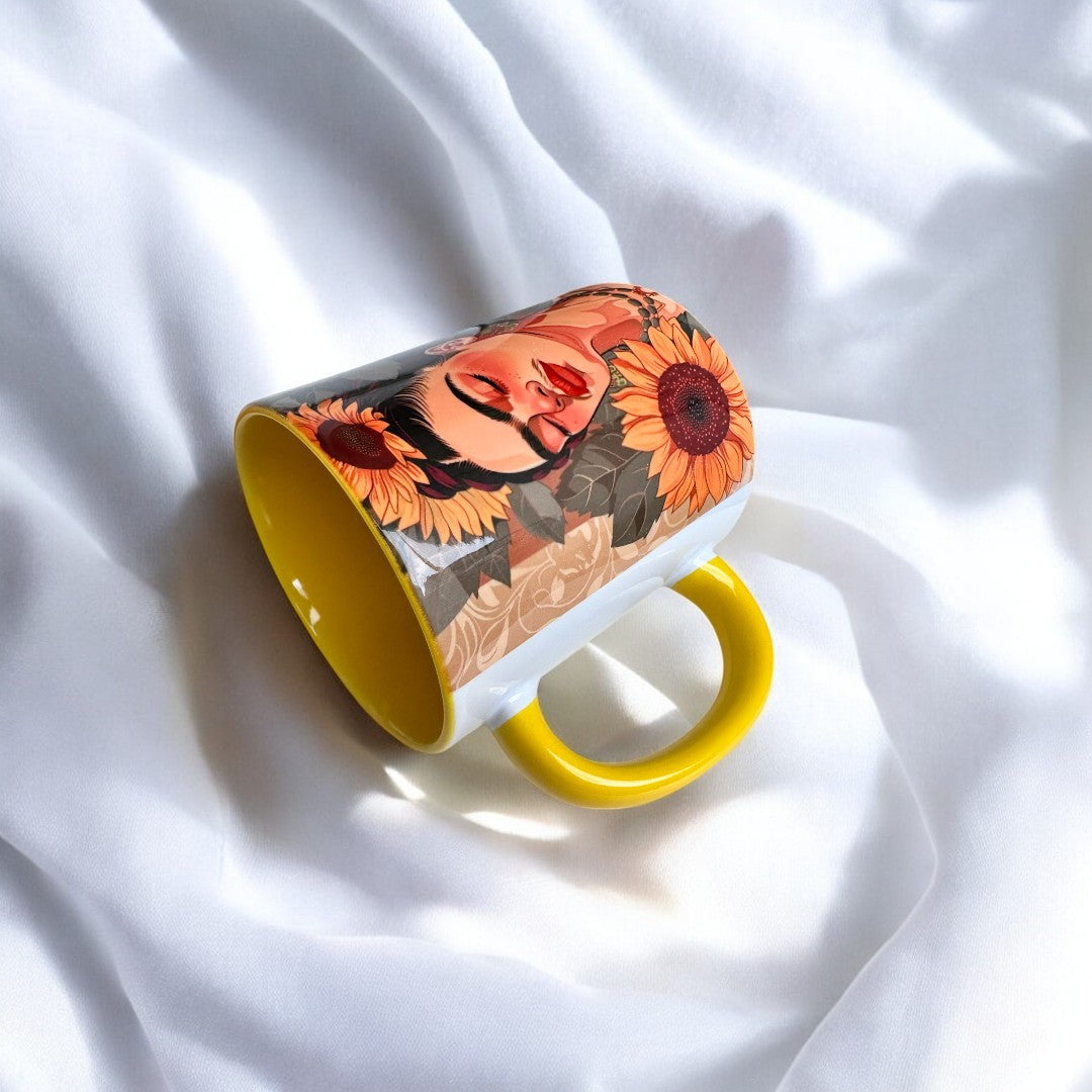 Frida Kahlo 8 Mart Tasarım Kupa Bardak, Porselen Tasarım Kupa