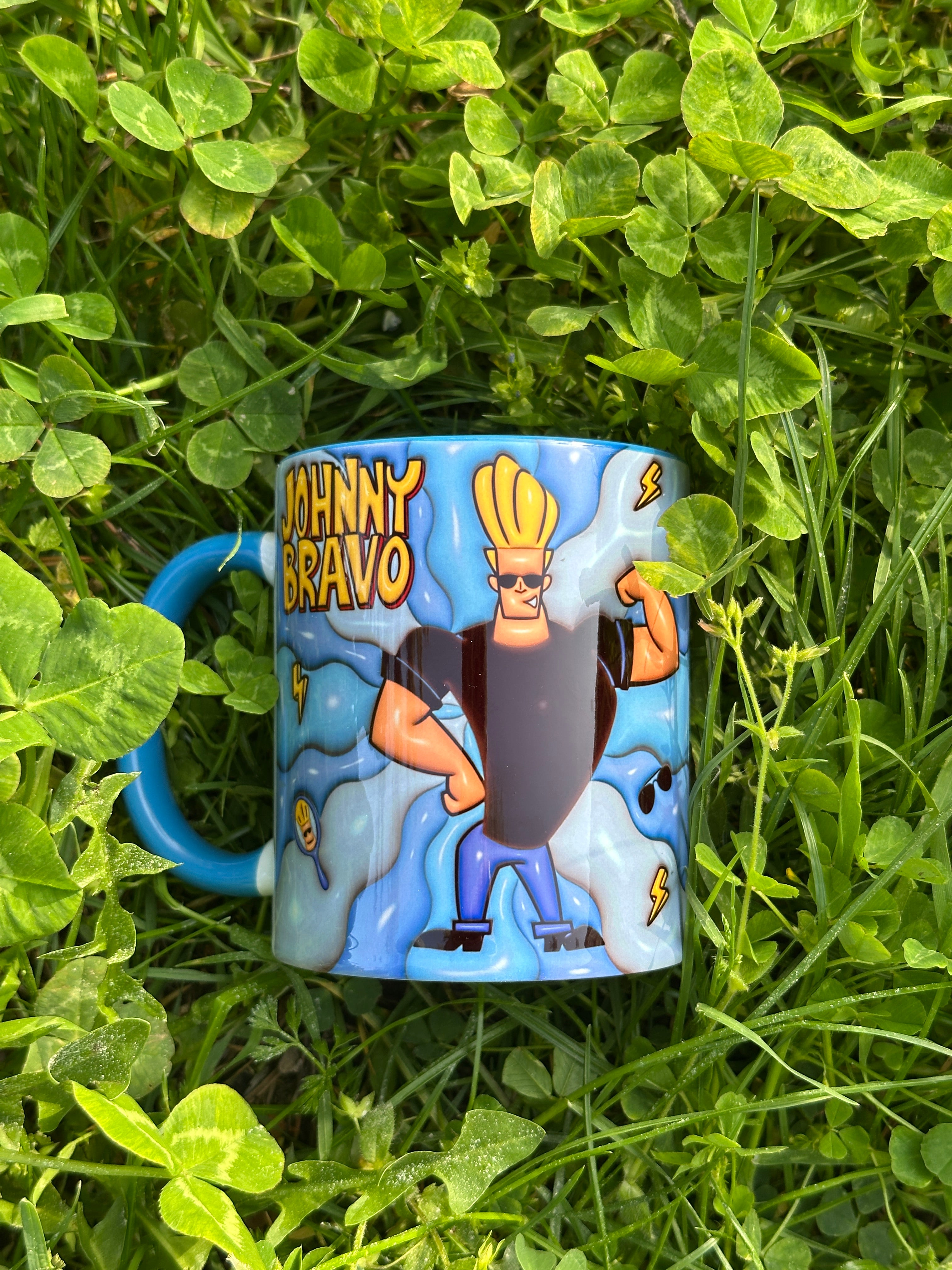 Johnny Bravo Tasarım Premium Porselen Hediyelik Kupa Bardak
