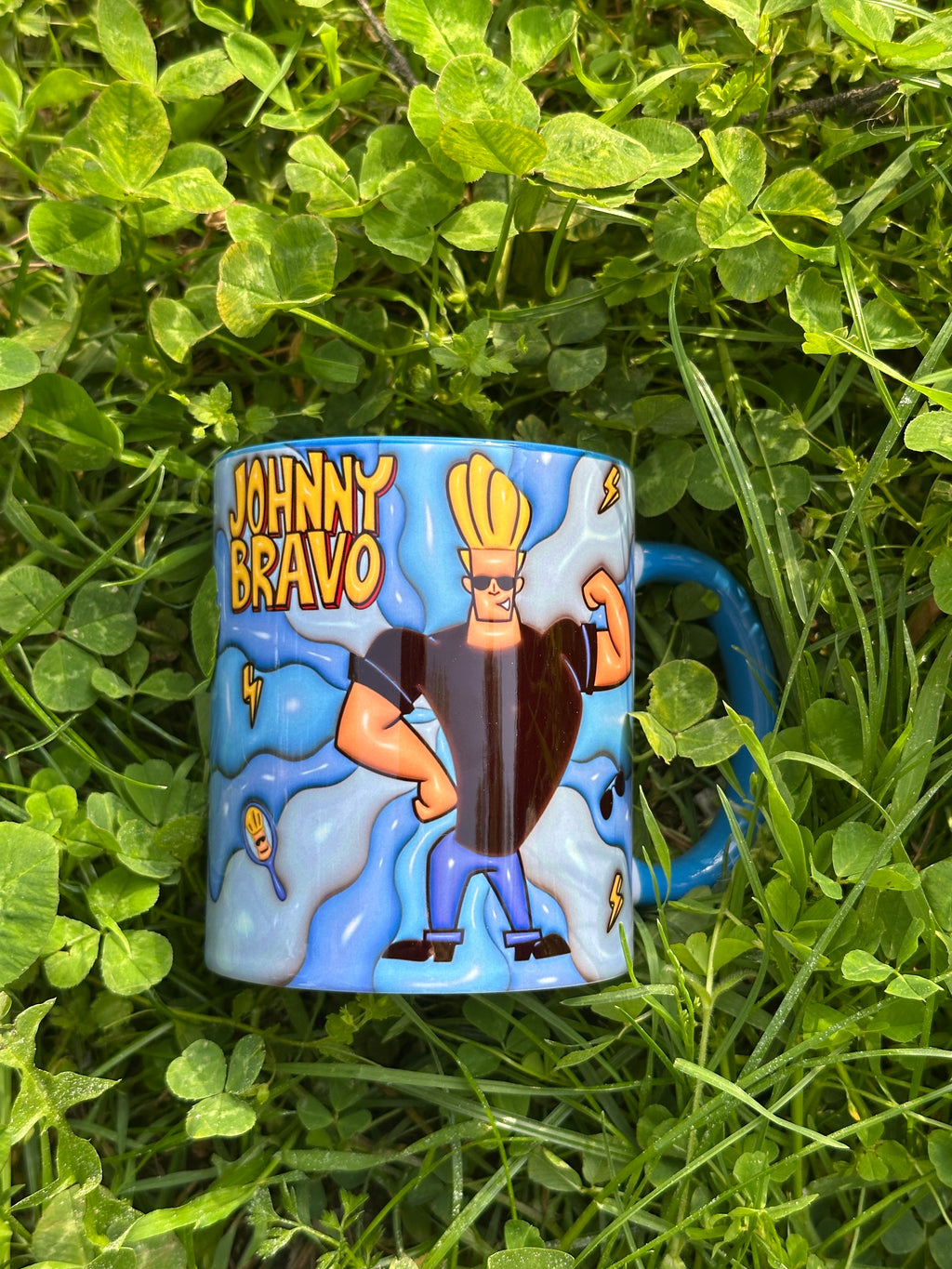 Johnny Bravo Tasarım Premium Porselen Hediyelik Kupa Bardak