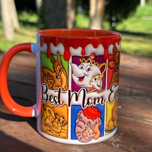Best Mom Ever Anneye Hediye Kaliteli Porselen Kupa Bardak-Anneler Günü Hediyesi