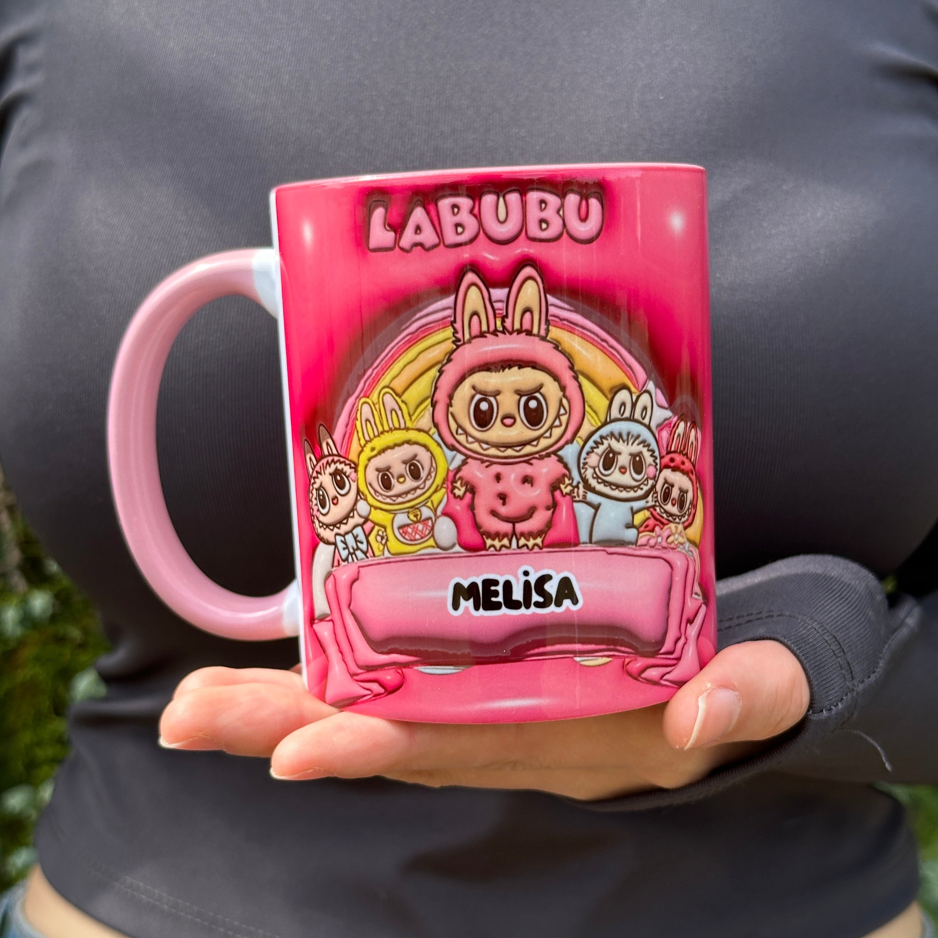 Labubu Kaliteli Porselen İsim Yazılabilir Premium Hediyelik Baskılı Kupa Bardak