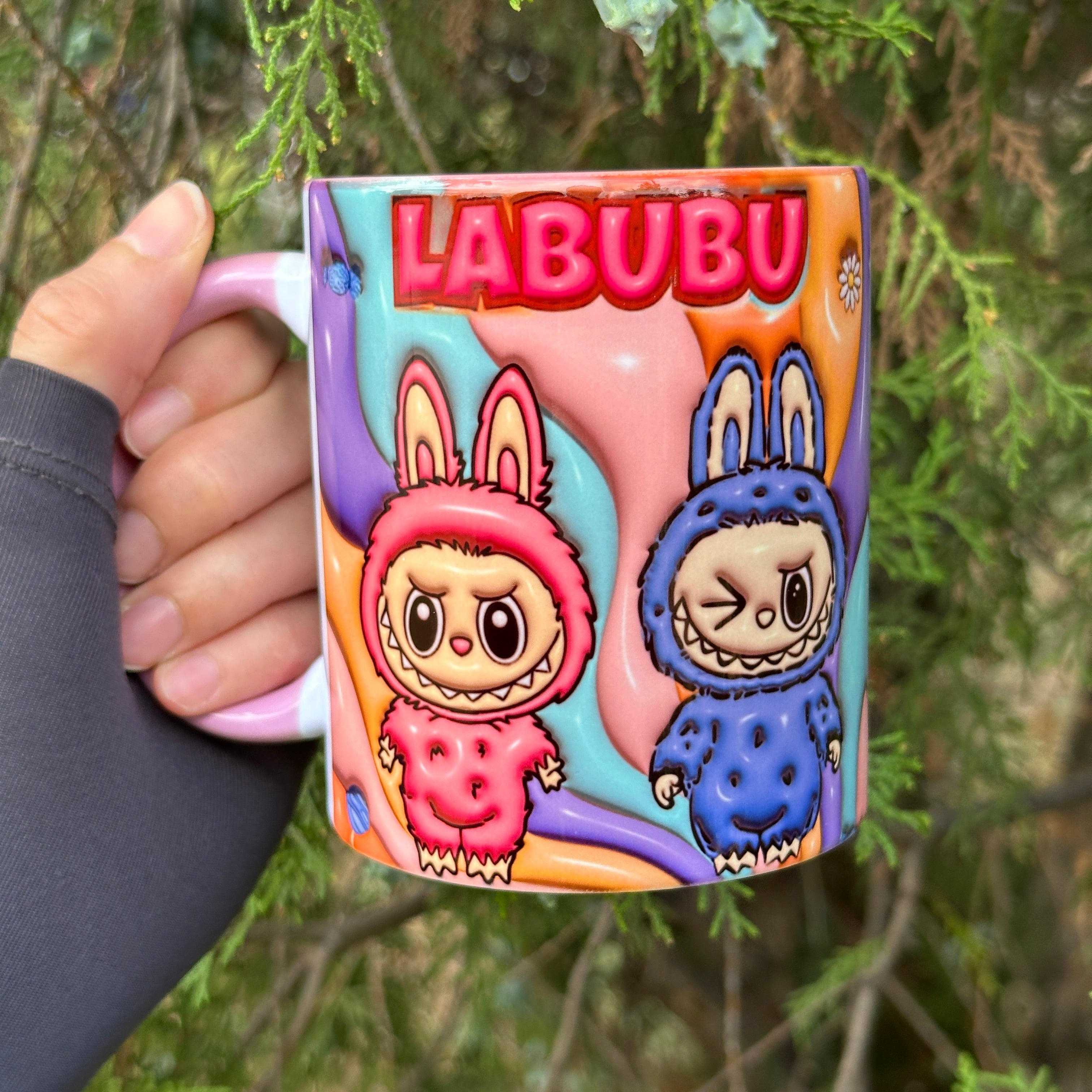 Labubu Kaliteli Porselen İsim Yazılabilir Premium Hediyelik Baskılı Kupa Bardak