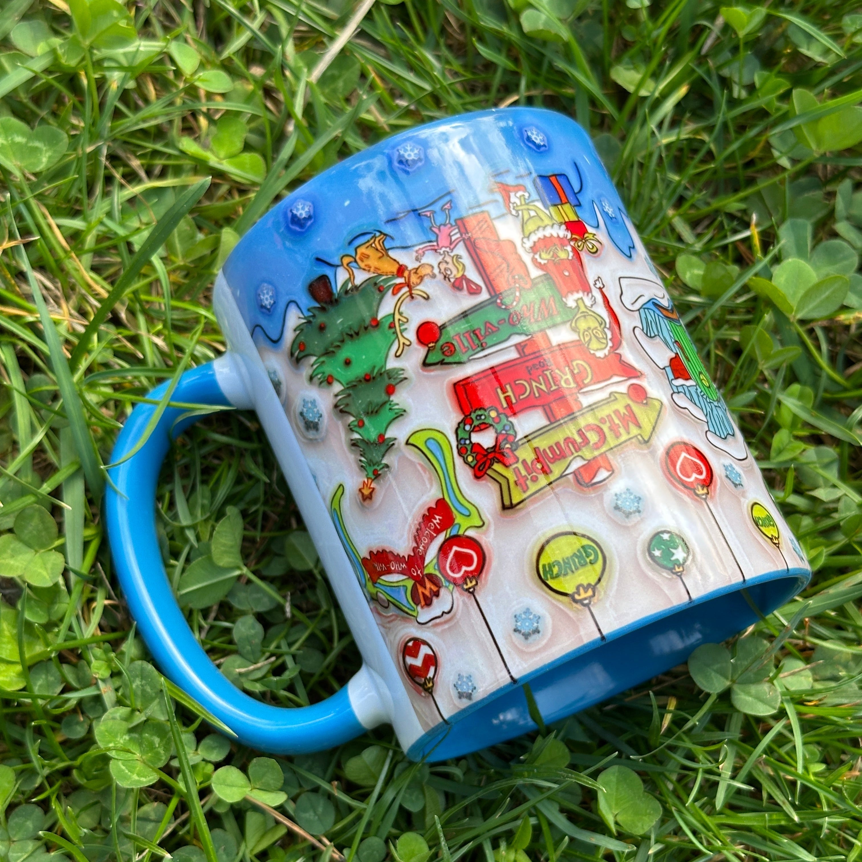 Grinch Kaliteli Porselen Yılbaşı Kupa