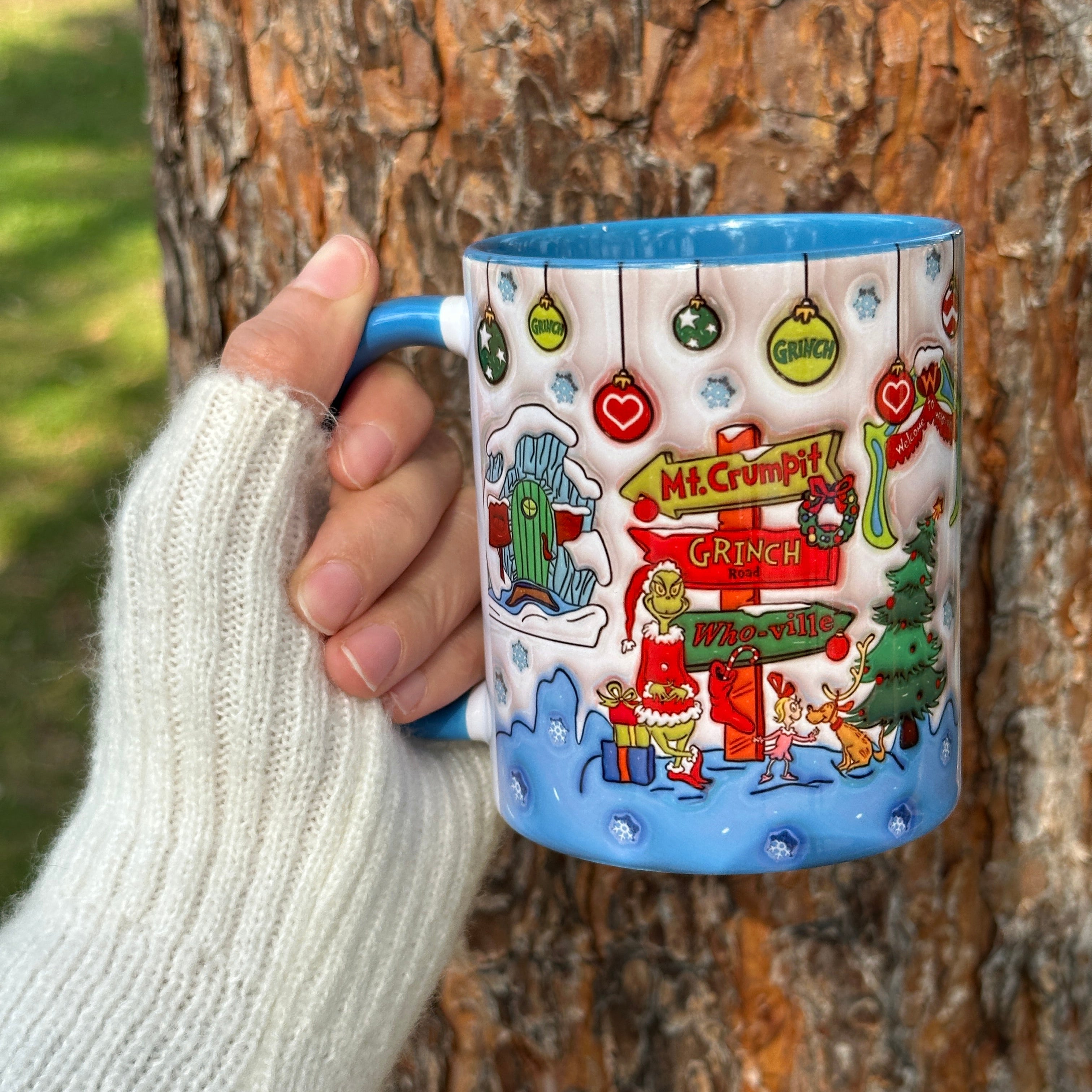 Grinch Kaliteli Porselen Yılbaşı Kupa