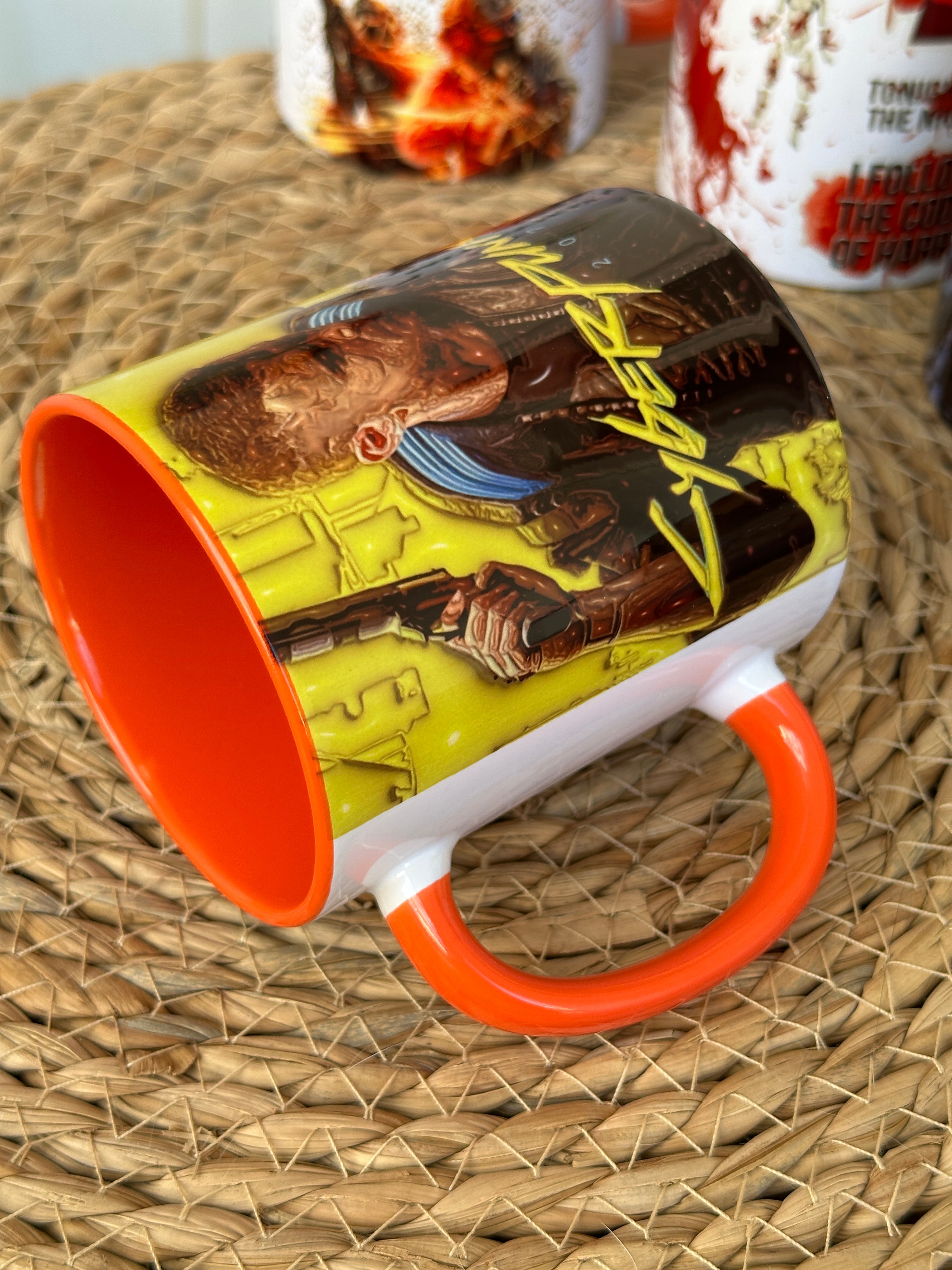 Cyberpunk Gamer Kalitel Porselen Kupa Bardak