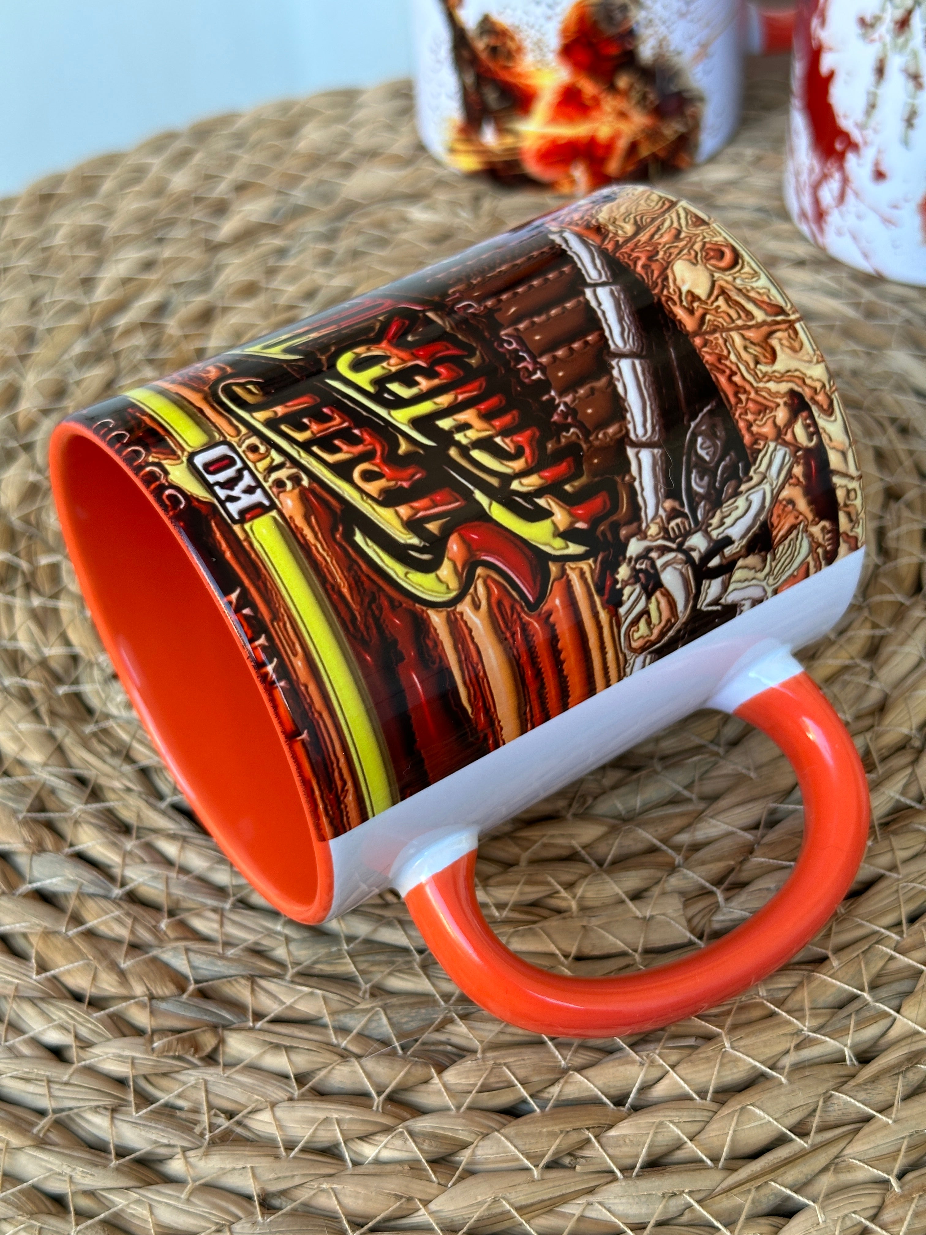 Street Fighter Tasarım Retro Kupa Bardak