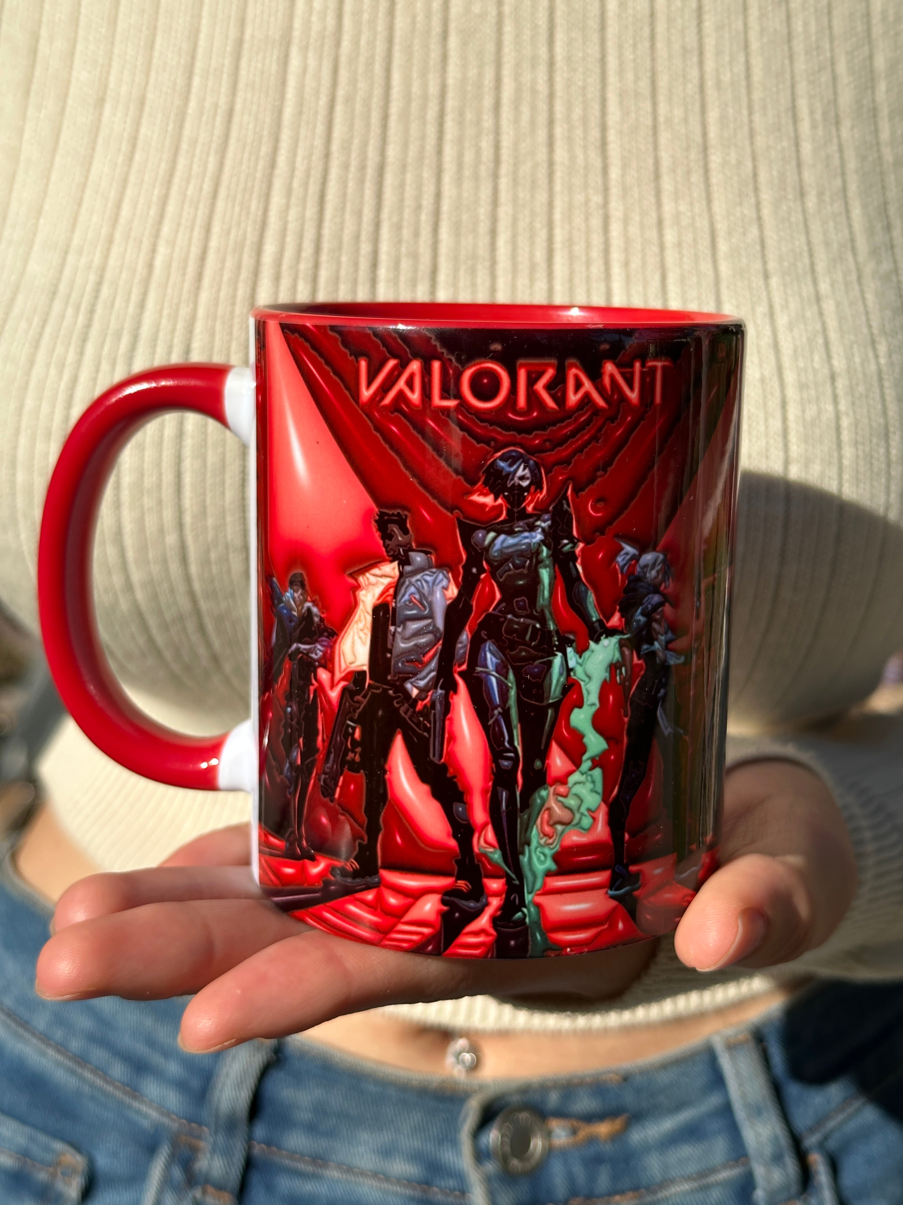 Valorant Tasarım Premium Hediyelik Gamer Kupa Bardak