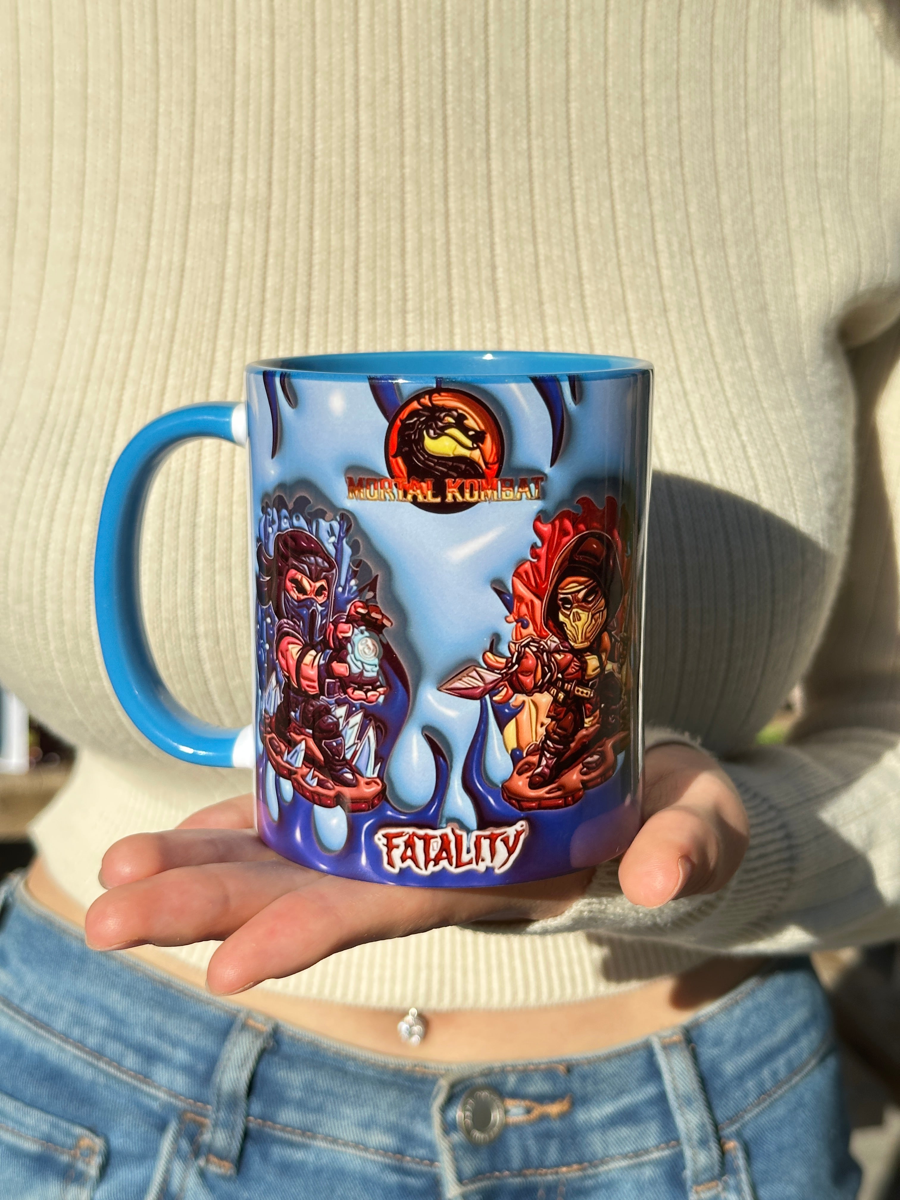 Mortal Kombat Gamer Premium Porselen Kupa