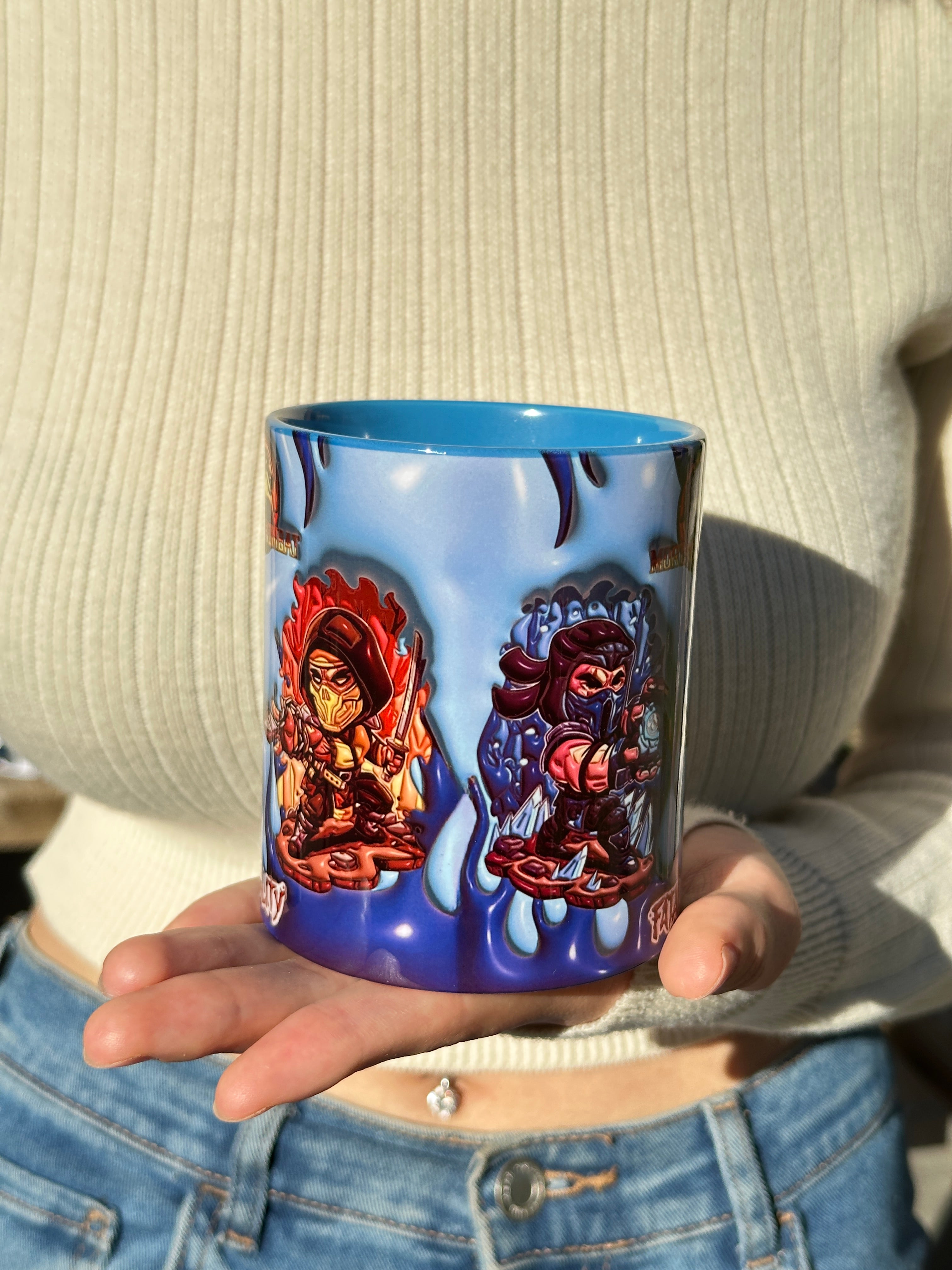 Mortal Kombat Gamer Premium Porselen Kupa