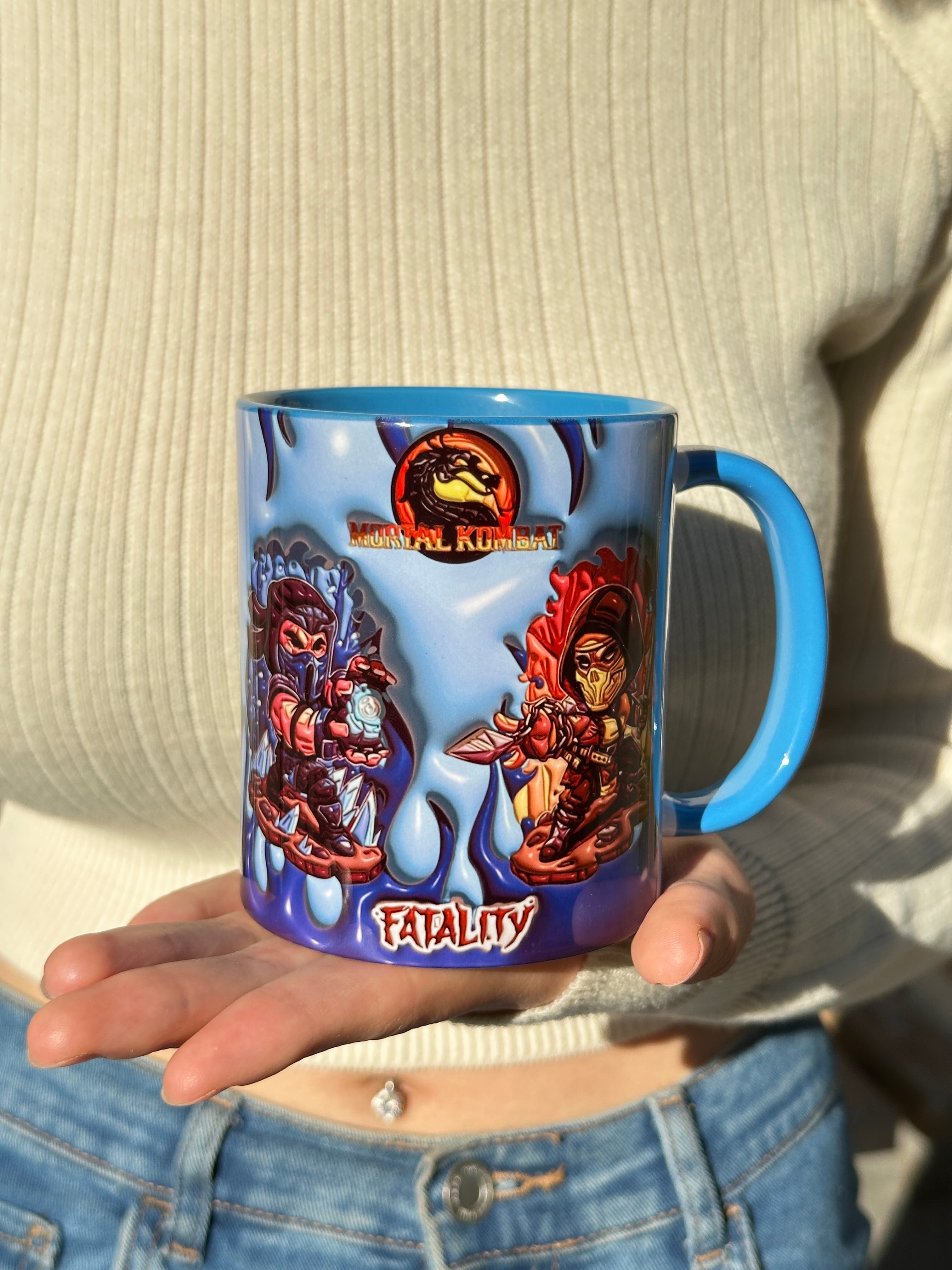 Mortal Kombat Gamer Premium Porselen Kupa