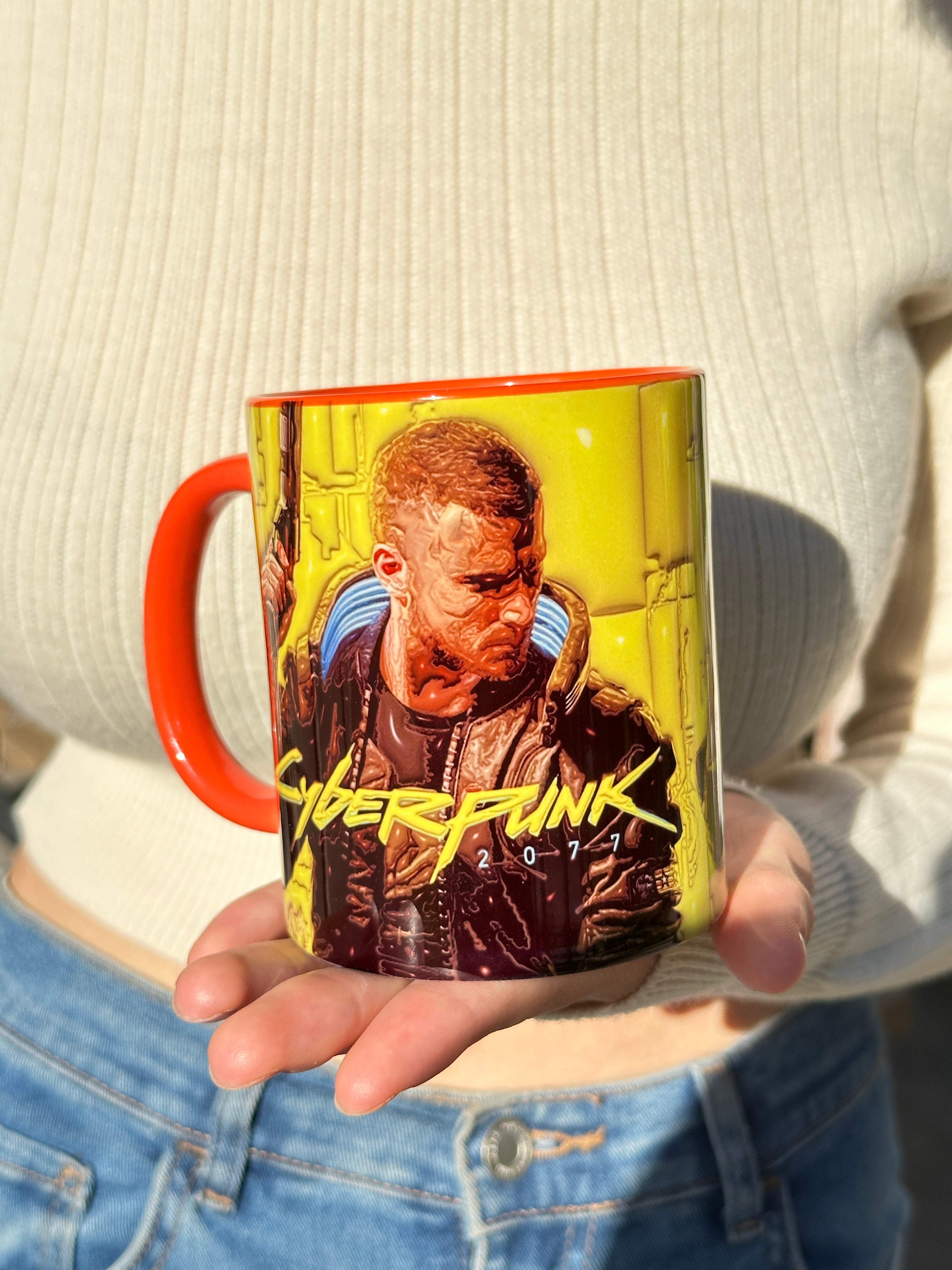 Cyberpunk Gamer Kalitel Porselen Kupa Bardak