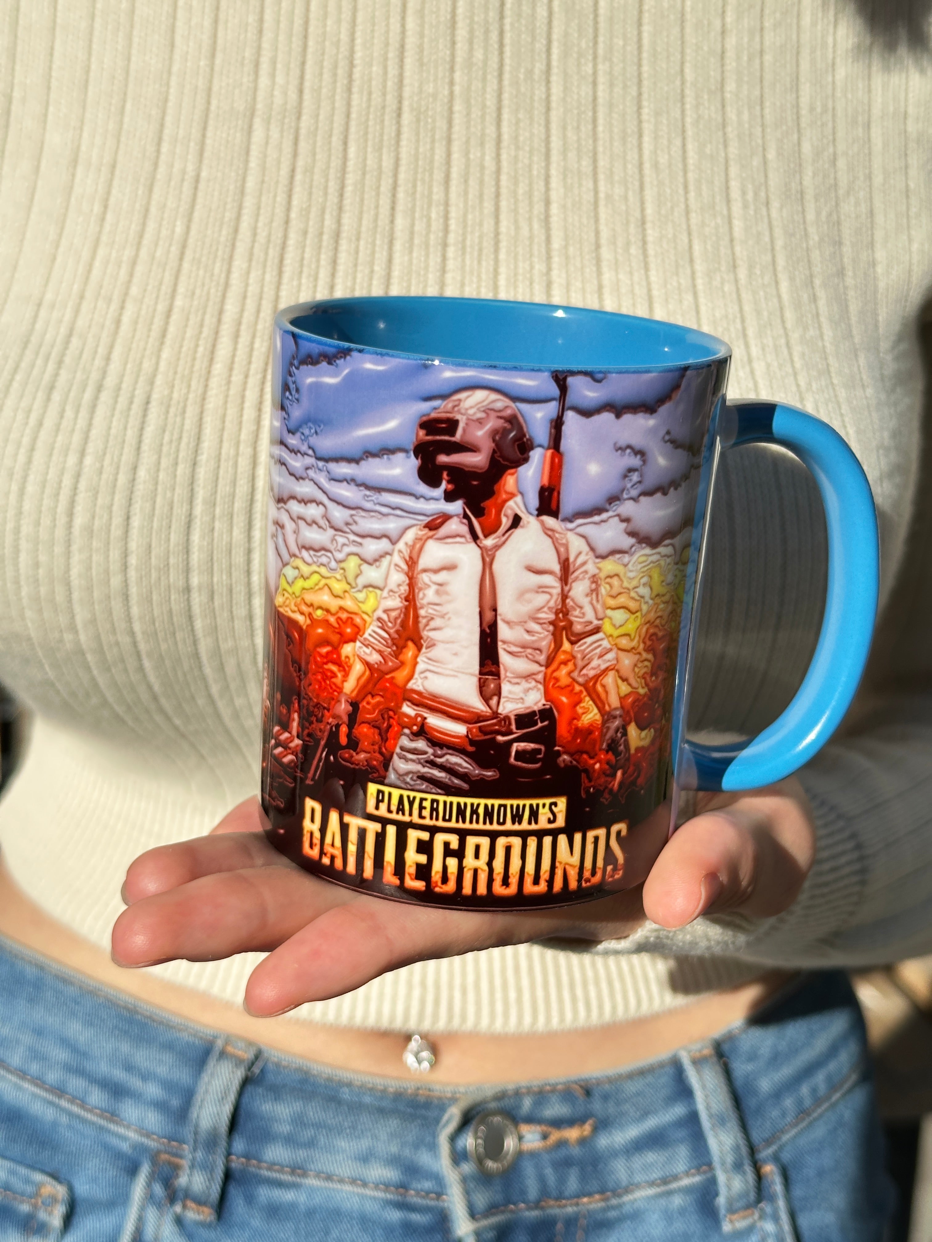 PUBG: Battlegrounds Gamer Tasarım Hediyelik Kupa Bardak