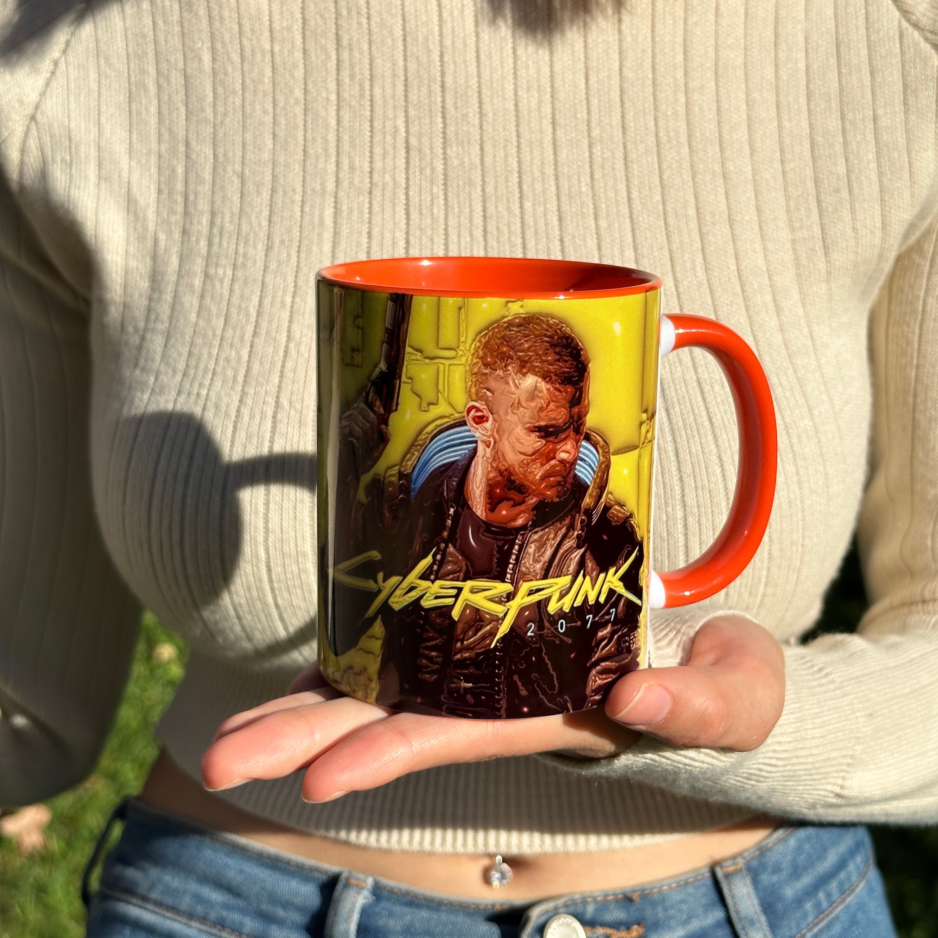 Cyberpunk Gamer Kalitel Porselen Kupa Bardak