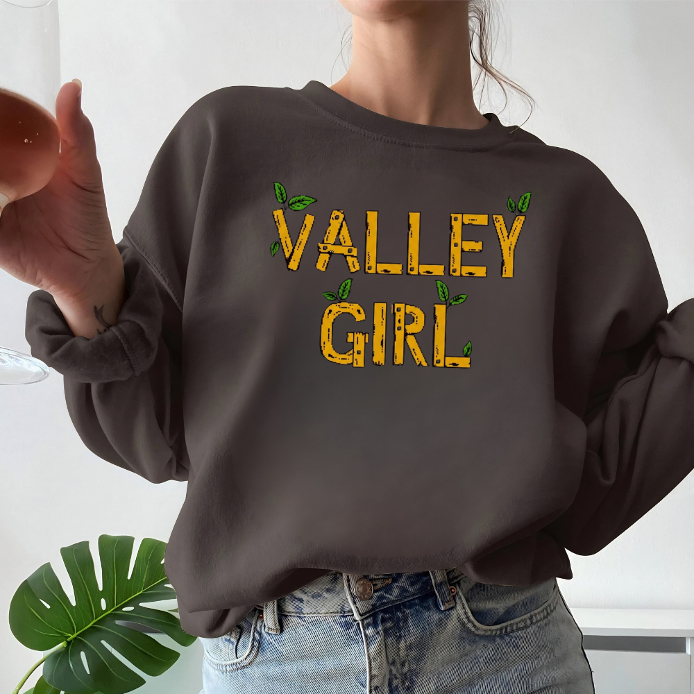 Valley Girl Premium İç Polarlı Bisiklet Yaka Hoodie