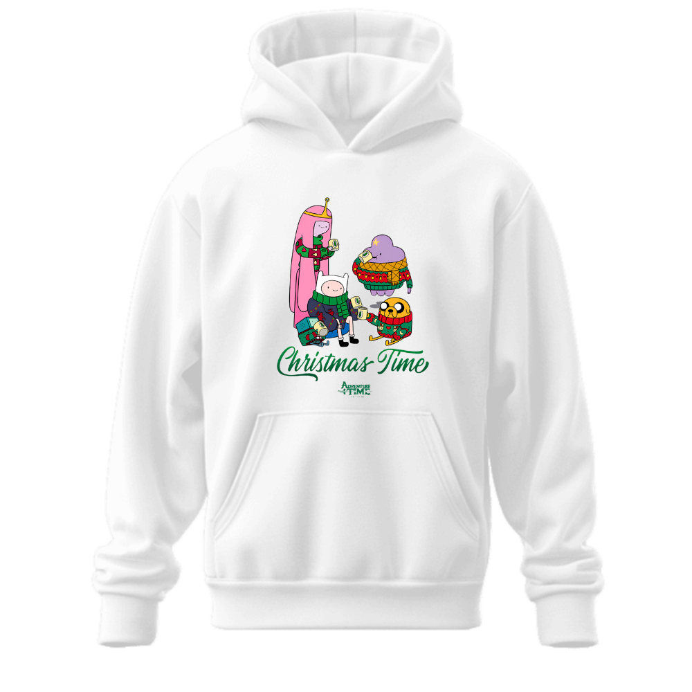 Adventure Time Premium Baskılı Hoodie-Tshirt