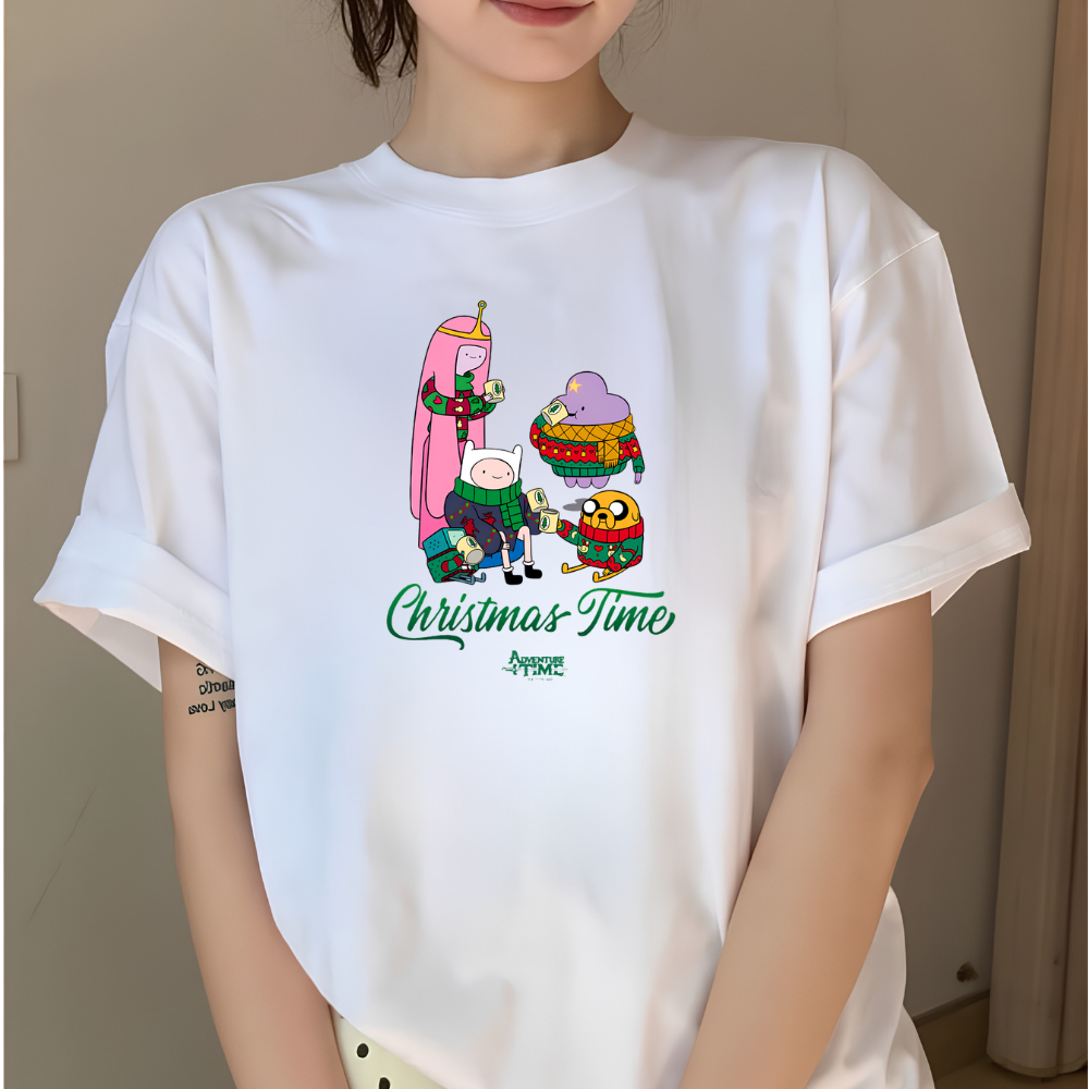 Adventure Time Premium Baskılı Hoodie-Tshirt