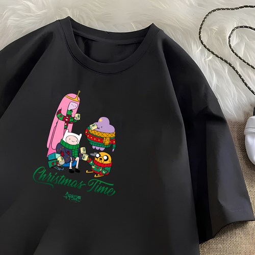 Adventure Time Premium Baskılı Hoodie-Tshirt