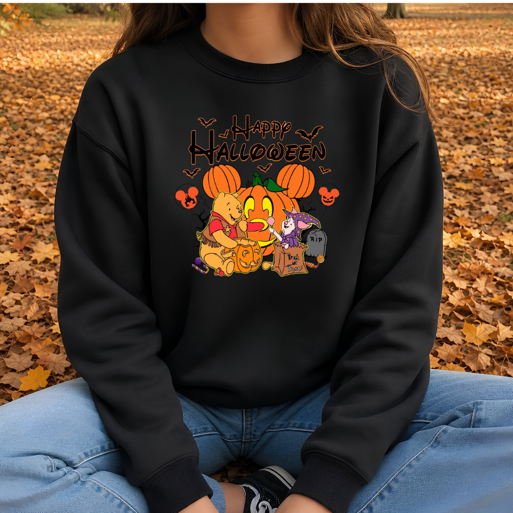 🎃 Halloween Winnie the Pooh Sweatshirt & Hoodie