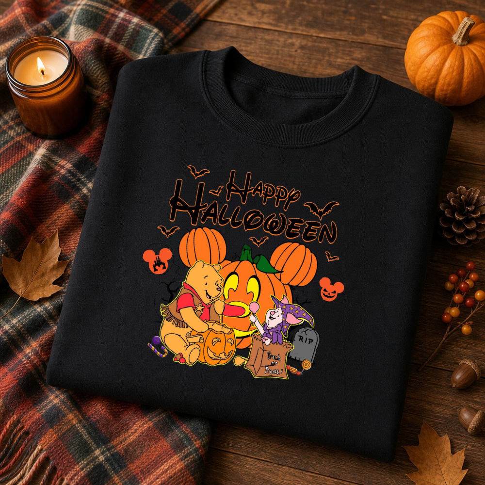 🎃 Halloween Winnie the Pooh Sweatshirt & Hoodie