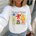 Susam Sokağı Hoodie – Sesame Street Baskılı Oversize Sweatshirt