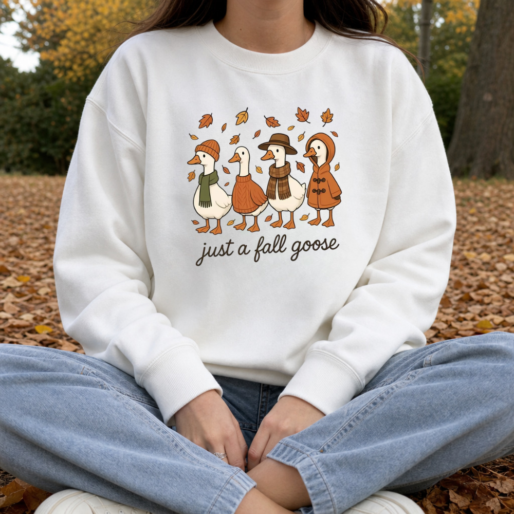 🍂 Fall Goose Sweatshirt & Hoodie