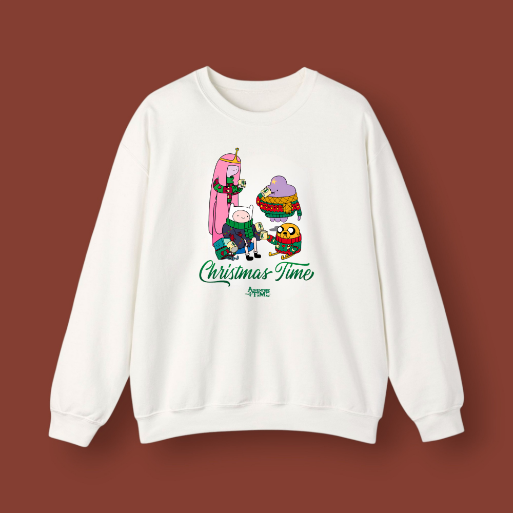 Adventure Time Premium Baskılı Hoodie-Tshirt