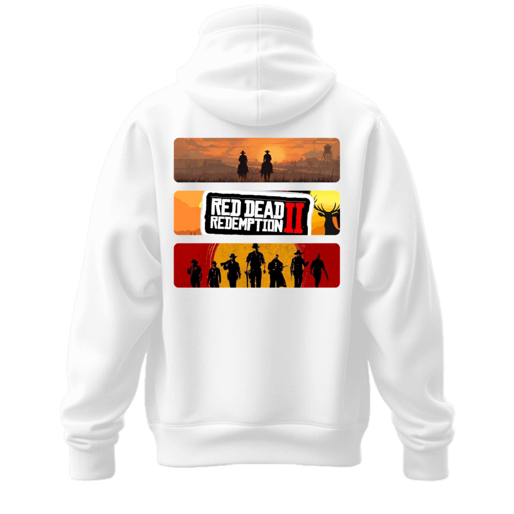 Red Dead Redemption 2 Unisex Hoodie – RDR2 Arthur Morgan Baskılı Oversize Sweatshirt