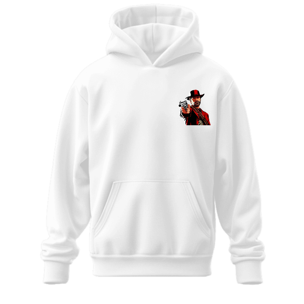 Red Dead Redemption 2 Unisex Hoodie – RDR2 Arthur Morgan Baskılı Oversize Sweatshirt