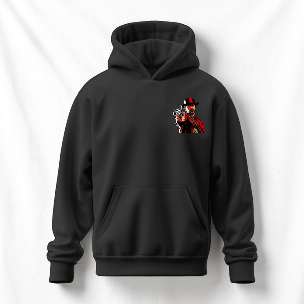 Red Dead Redemption 2 Unisex Hoodie – RDR2 Arthur Morgan Baskılı Oversize Sweatshirt