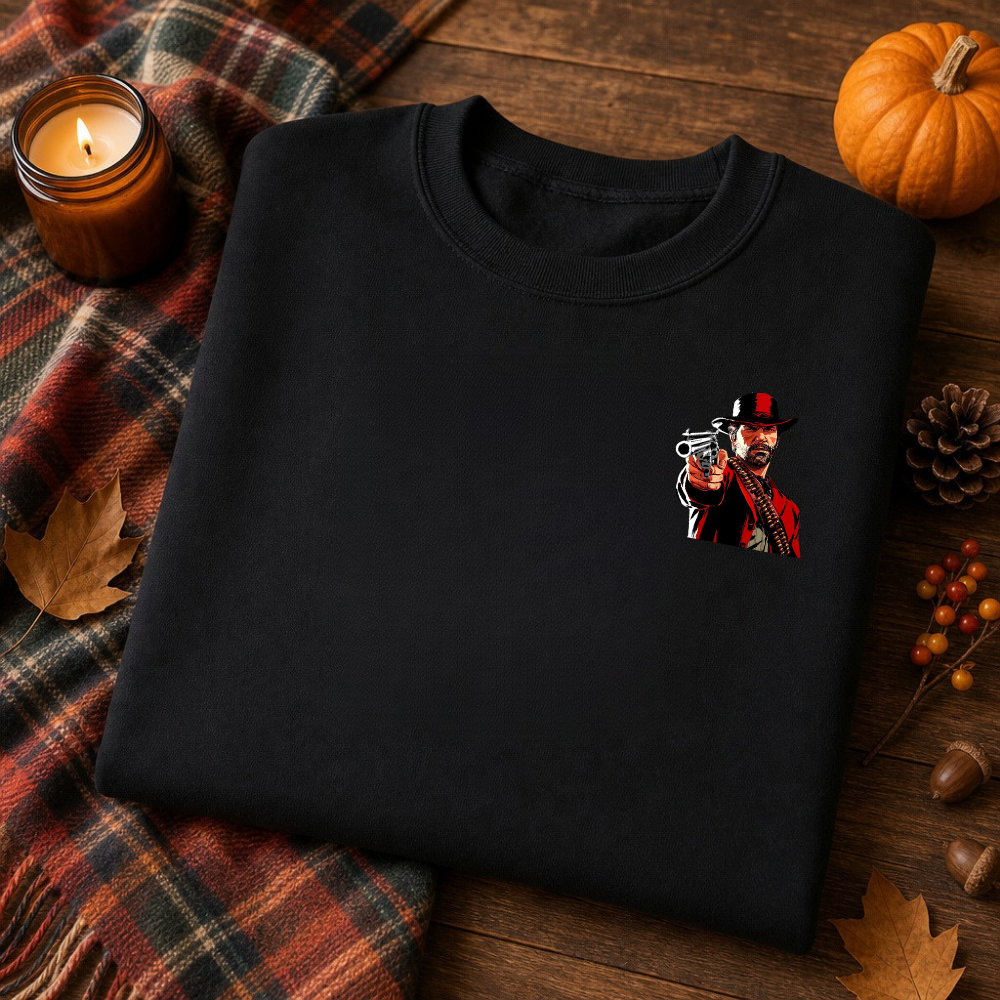Red Dead Redemption 2 Unisex Hoodie – RDR2 Arthur Morgan Baskılı Oversize Sweatshirt