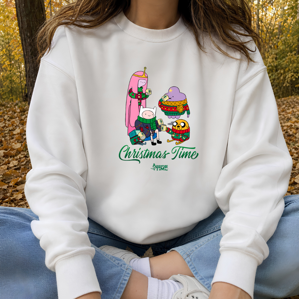 Adventure Time Premium Baskılı Hoodie-Tshirt