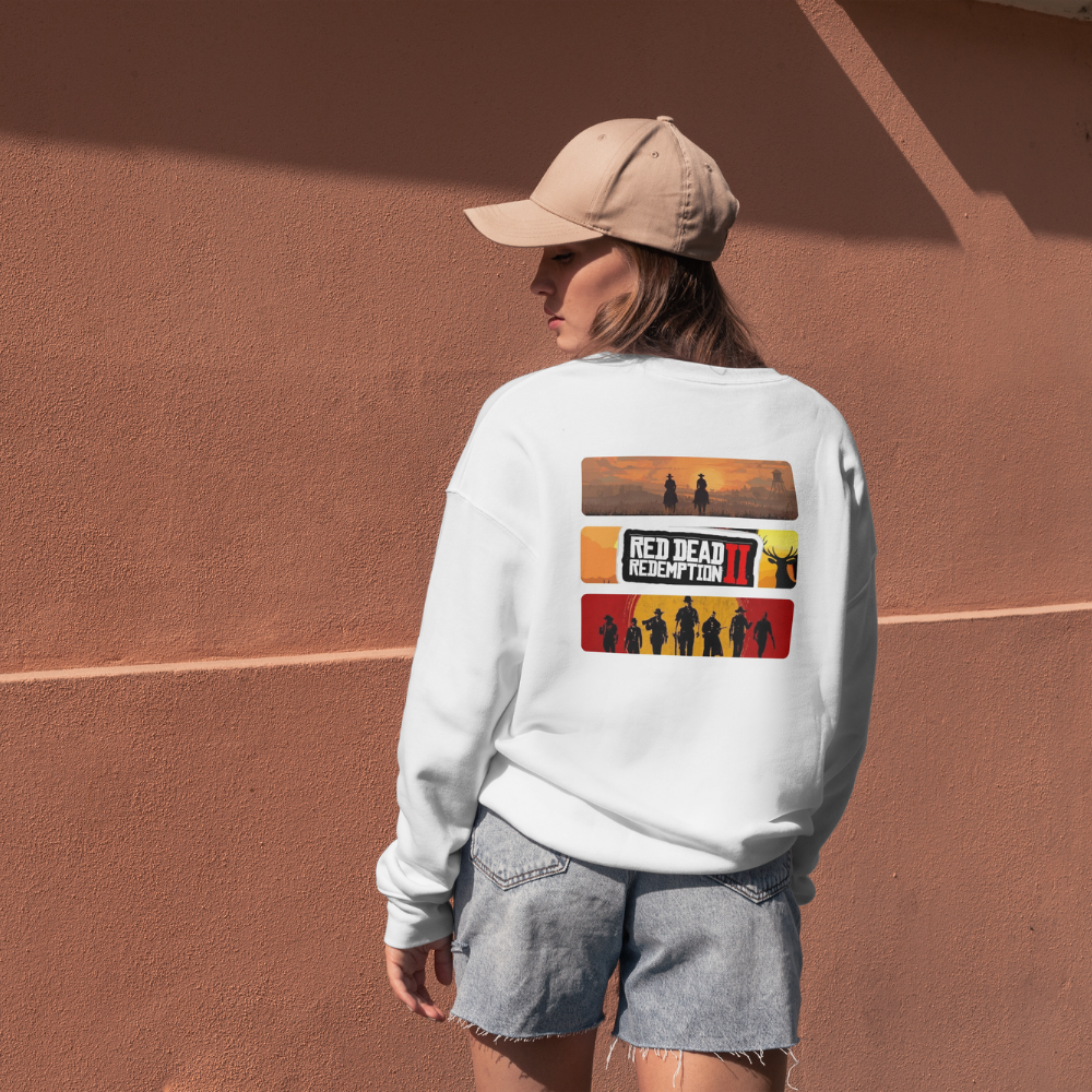 Red Dead Redemption 2 Unisex Hoodie – RDR2 Arthur Morgan Baskılı Oversize Sweatshirt