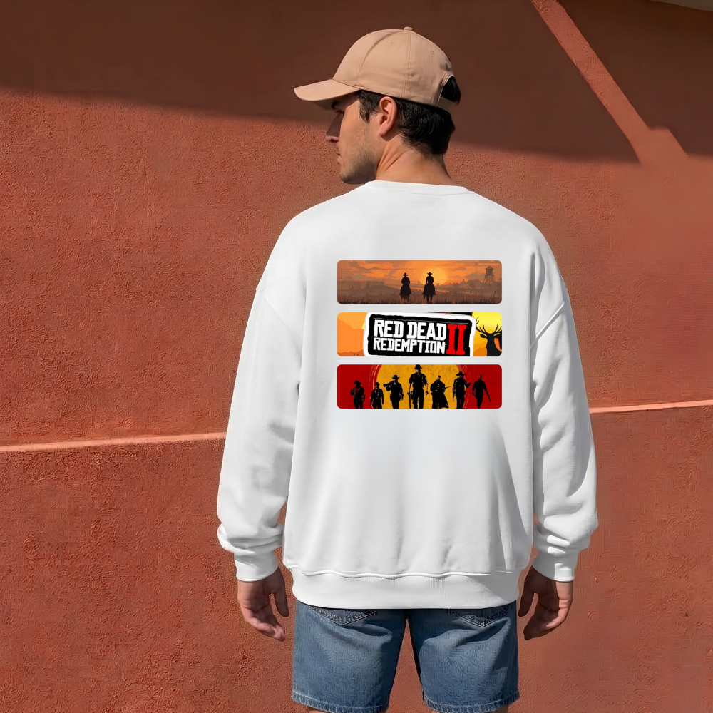 Red Dead Redemption 2 Unisex Hoodie – RDR2 Arthur Morgan Baskılı Oversize Sweatshirt