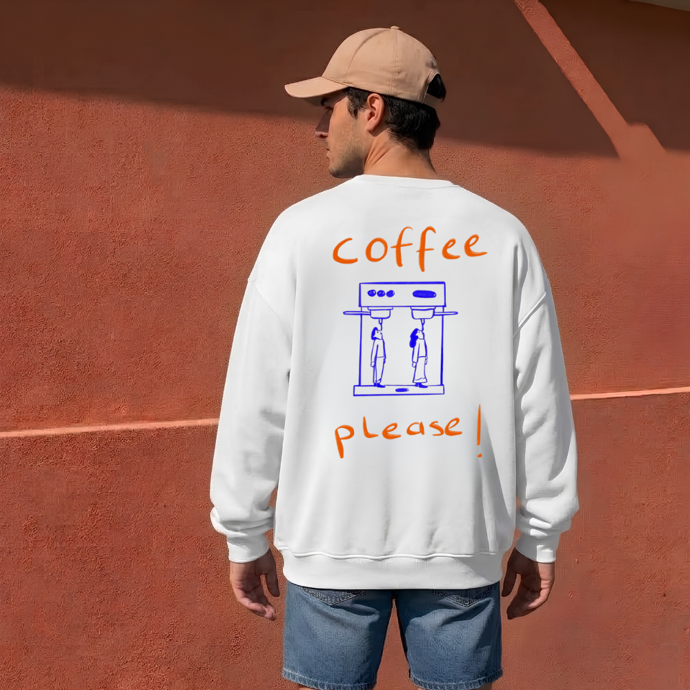Coffee Please Hoodie Sweatshirt