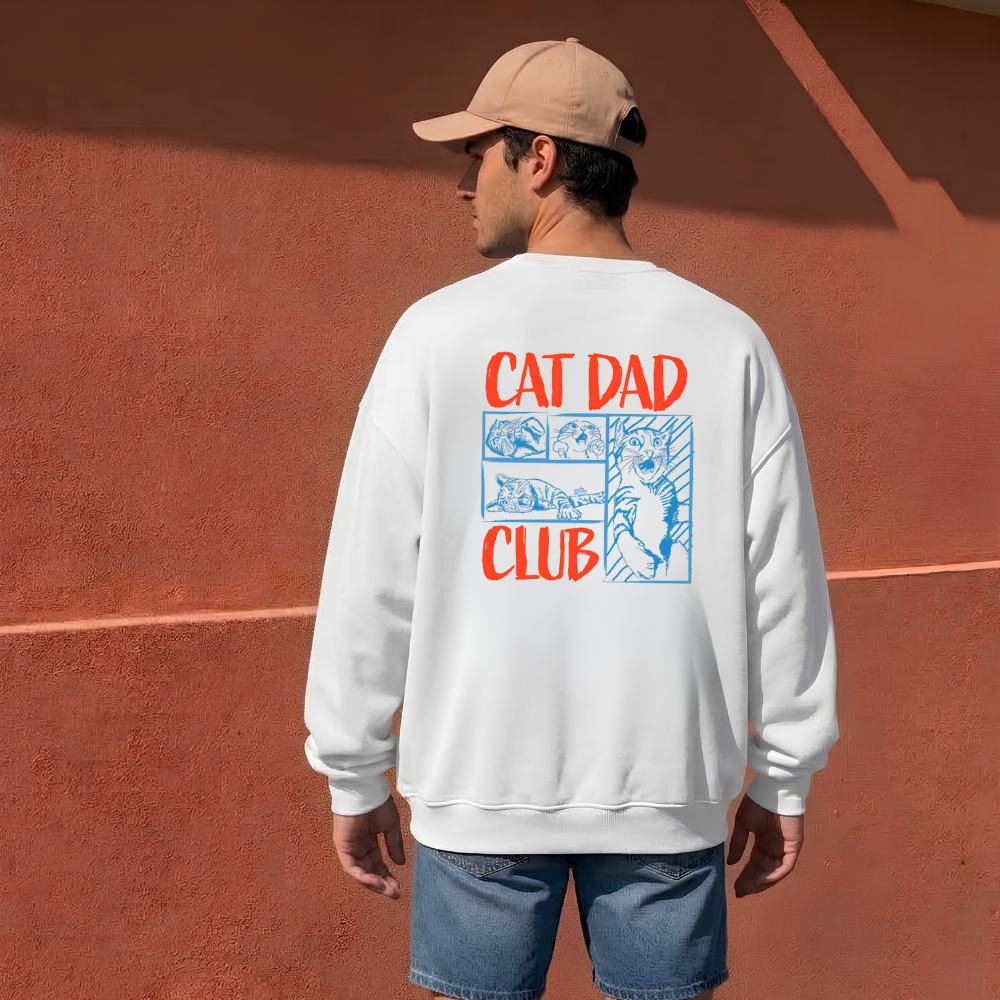 Cat Dad Club Sweatshirt, Hoodie, Tişört 🐈