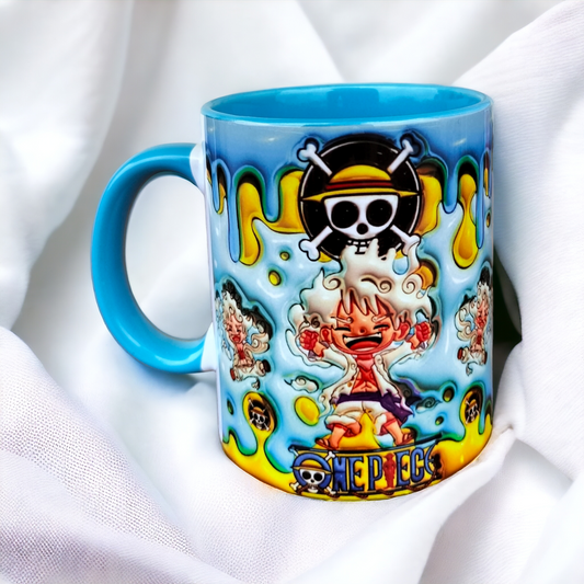 Baby Luffy Tasarım Hediyelik Kupa Bardak, Ev Ofis Doğum Günü Hediye Kupa Anime