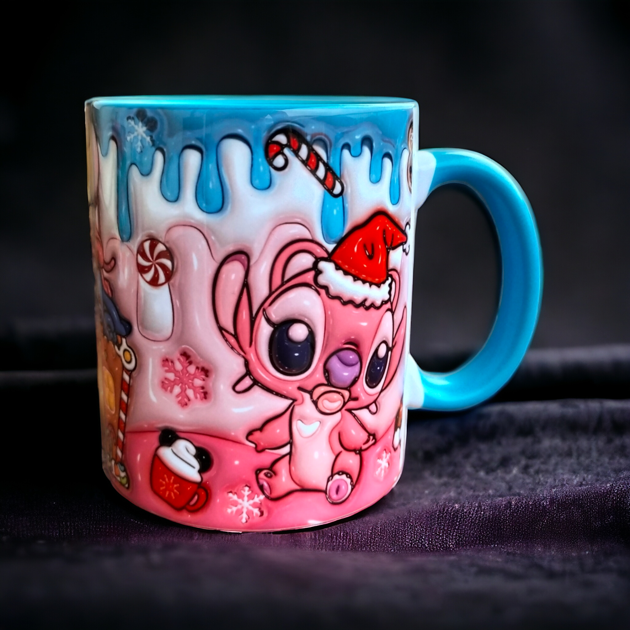 Stitch & Angel Kupa – Hediyelik Tasarım Porselen Kupa