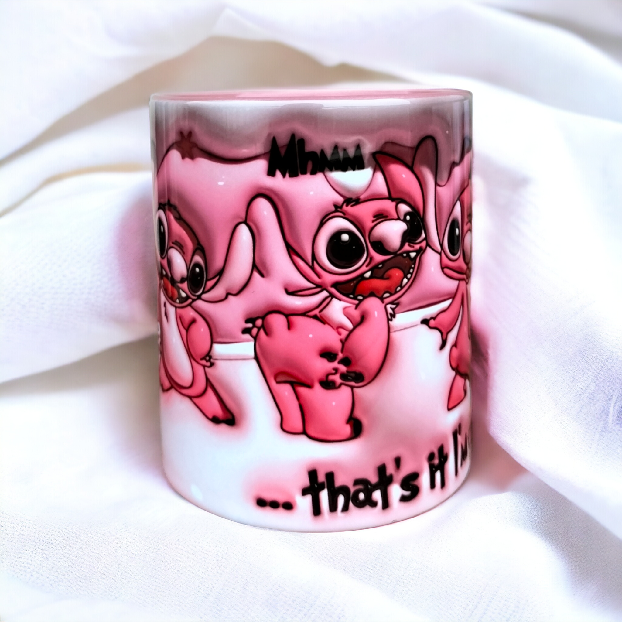 Stitch Kupa – Premium Porselen