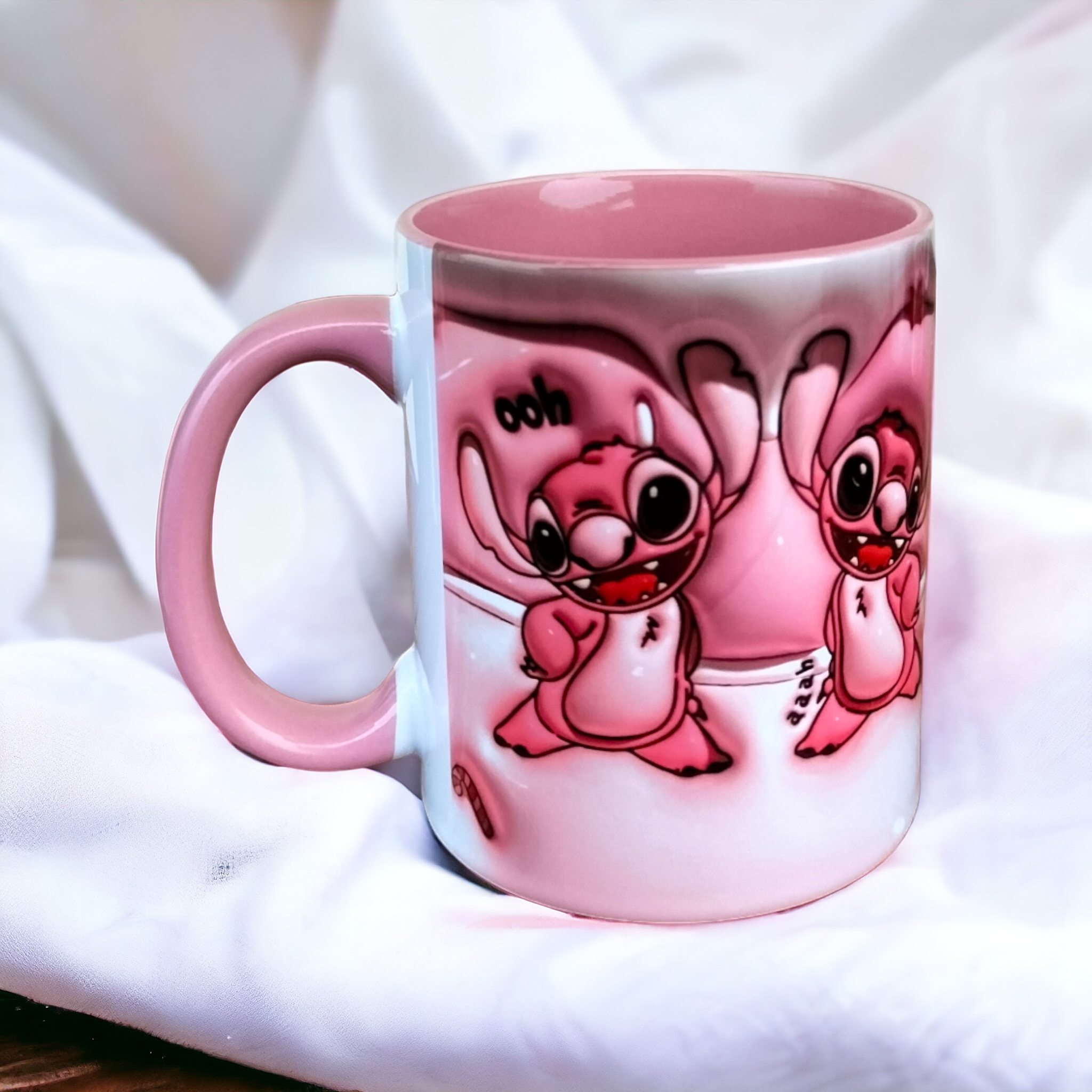 Stitch Kupa – Premium Porselen