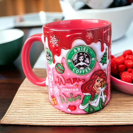 Ariel Disney Tasarım Kupa-Hediye Kupa Bardak