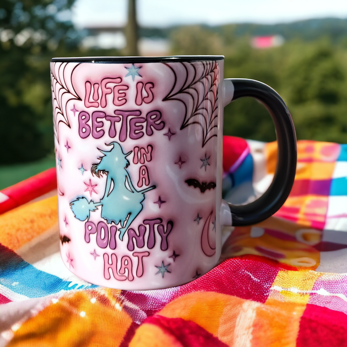 Life Is Better With Witch Kupa Bardak – Cadı Temalı Özel Tasarım