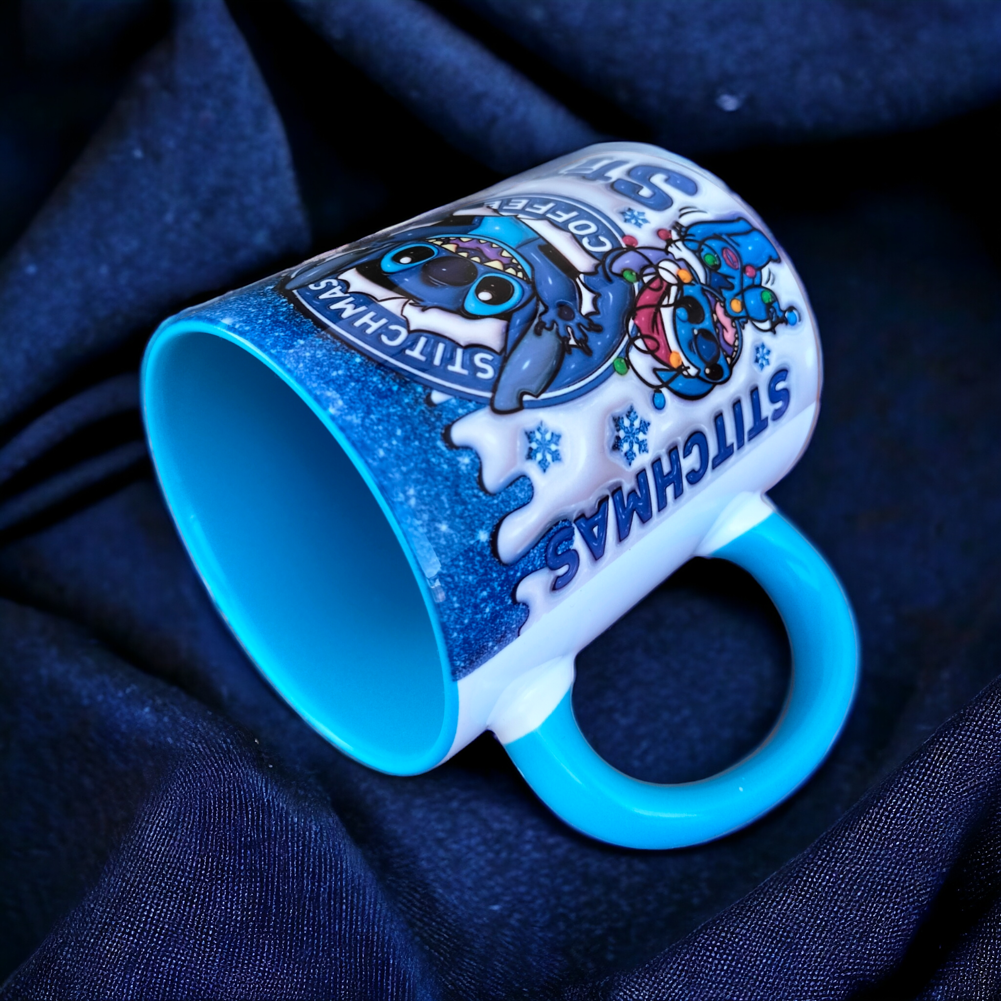 Stitch Kupa – Premium Porselen