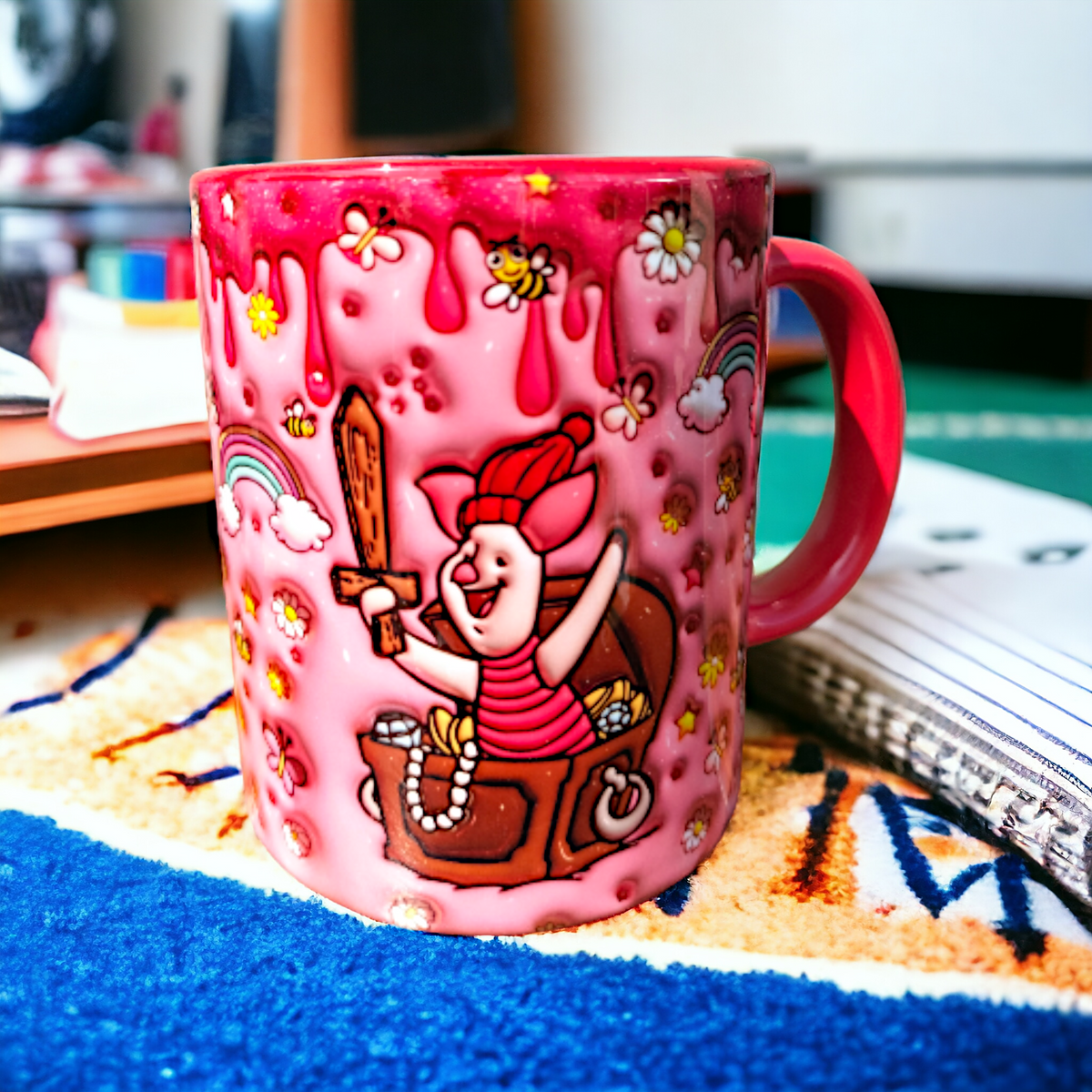 Piglet Kupa Bardak – Winnie the Pooh Özel Tasarım ☕