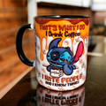 Stitch "I Hate People" Kupa Premium Porselen