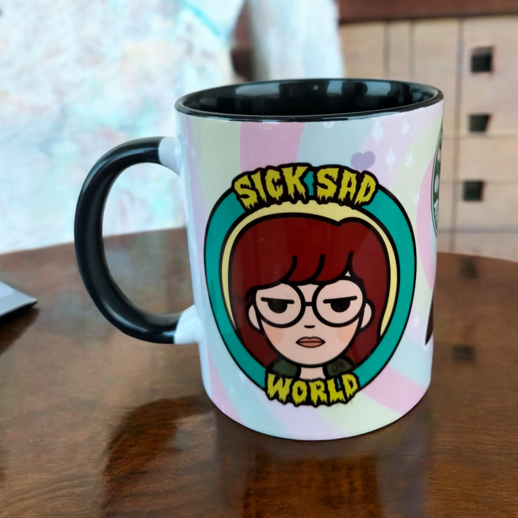 🚀 Sick, Sad World – Daria Tasarım Kupa ☕✨