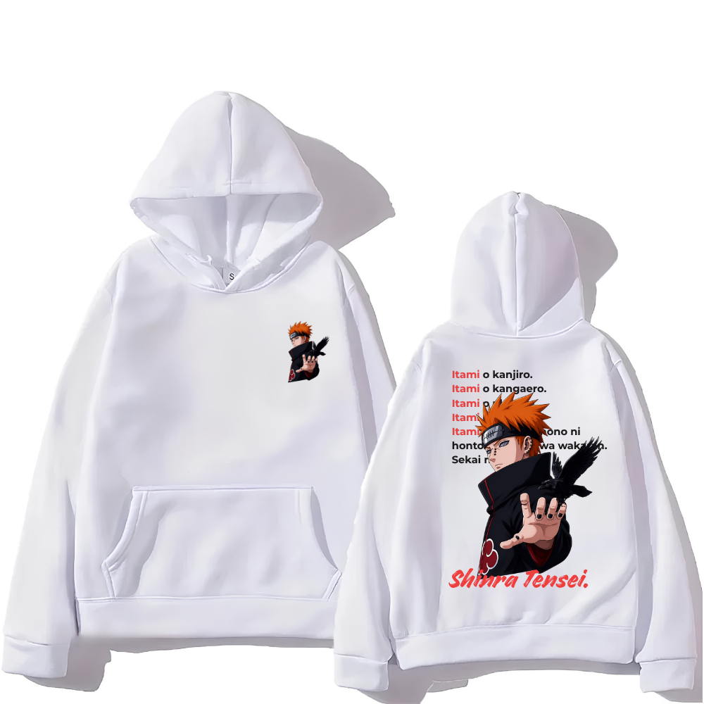 Pain Shinra Tensei Hoodie – Naruto Anime Oversize Hoodie