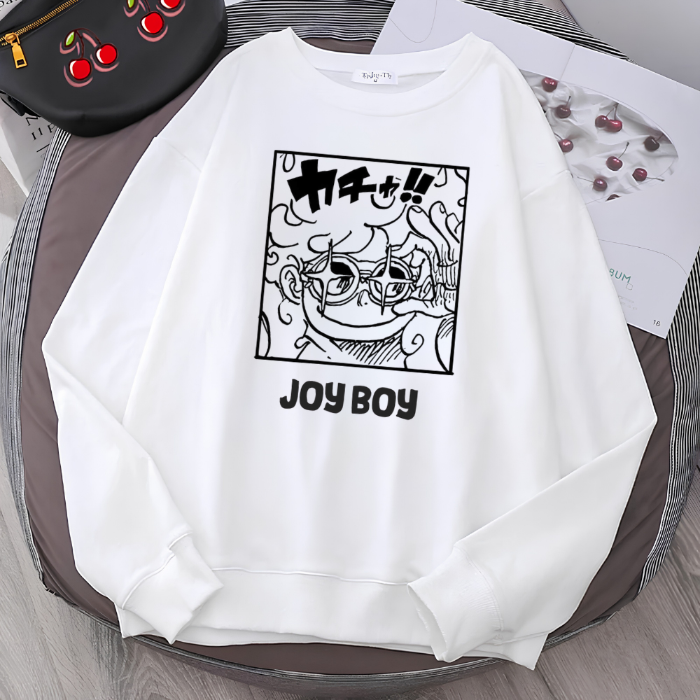 Joy Boy Hoodie – One Piece Anime Oversize Sweatshirt