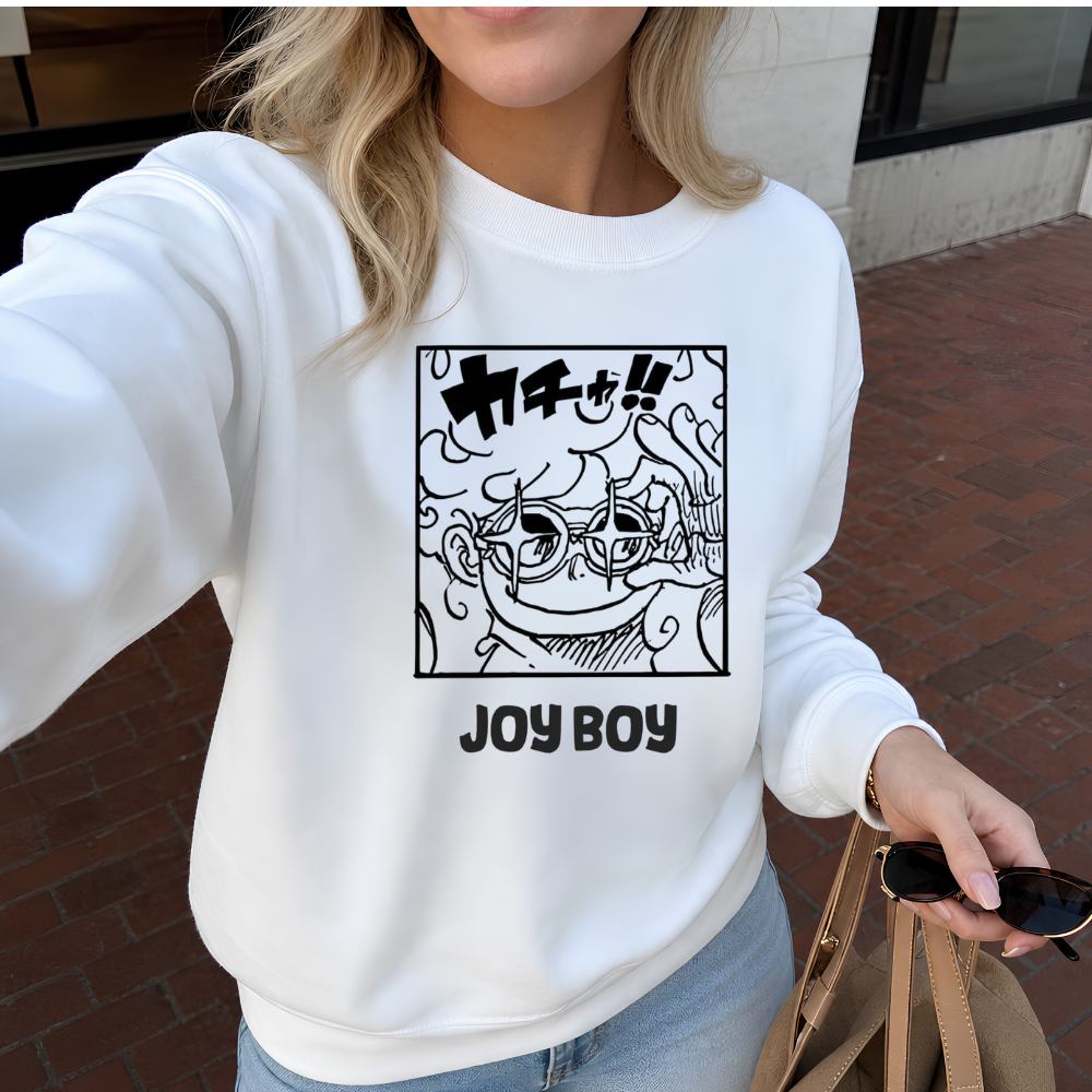 Joy Boy Hoodie – One Piece Anime Oversize Sweatshirt