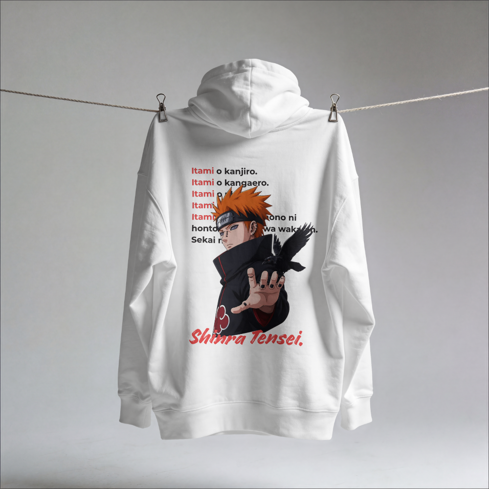 Pain Shinra Tensei Hoodie – Naruto Anime Oversize Hoodie